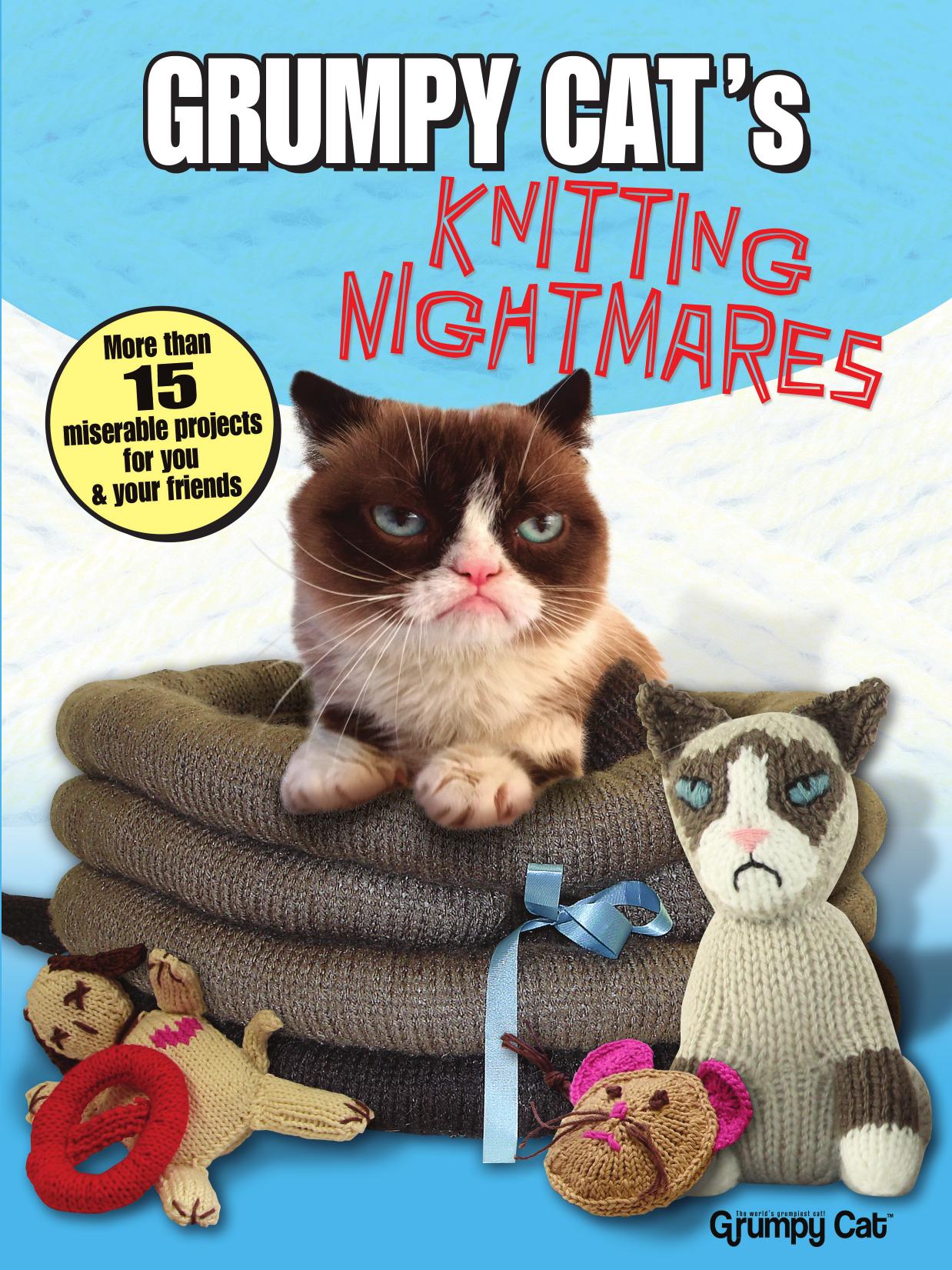 Grumpy Cat's Knitting Nightmares