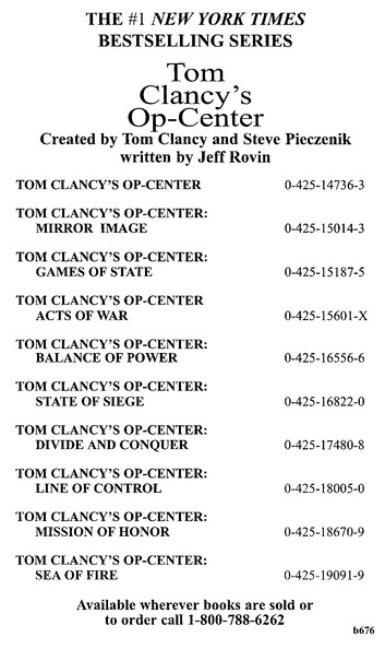 Tom Clancy's Jack Ryan, Books 1-6